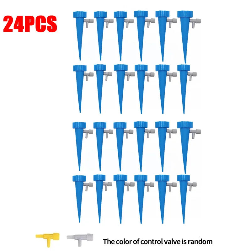 Automatic Drip Watering Spikes - Adjustable Plant Irrigation Set