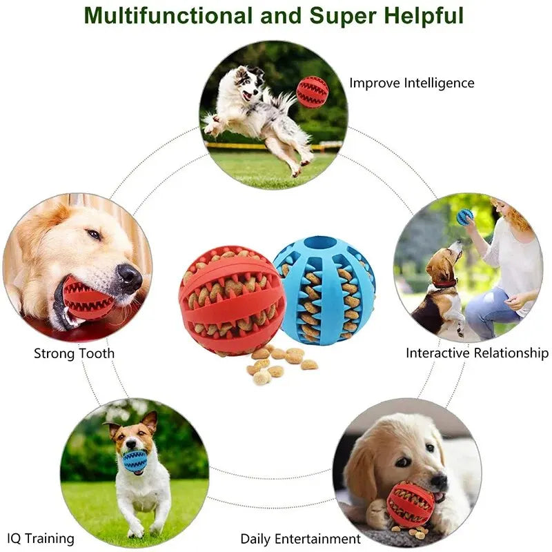 Dog Toy Ball Nontoxic Bite - For Everyday Pet Use
