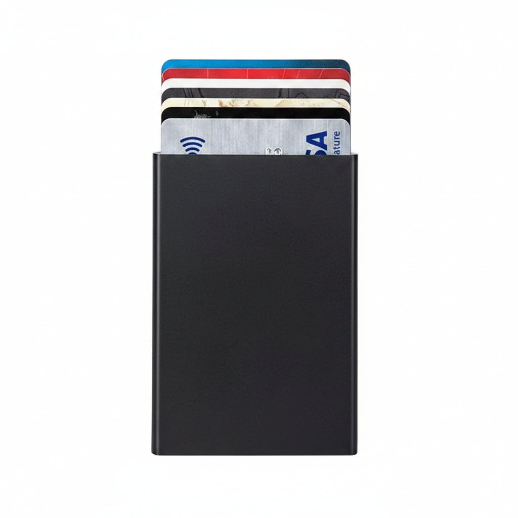 Pop-Up Minimalist Slim Card Holder Wallet in Red 3 PCS product image