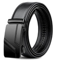 Men's PU Leather Belt - Waist Strap - Black