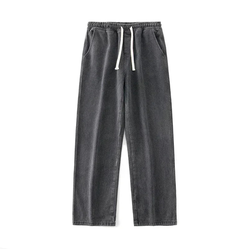 Men's Wide Leg Jeans - Loose Streetwear Denim Pants