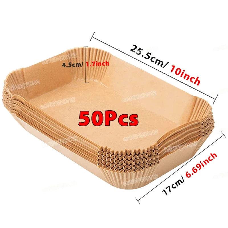 Air Fryer Disposable Paper Non-stick - For Kitchen Storage and Prep