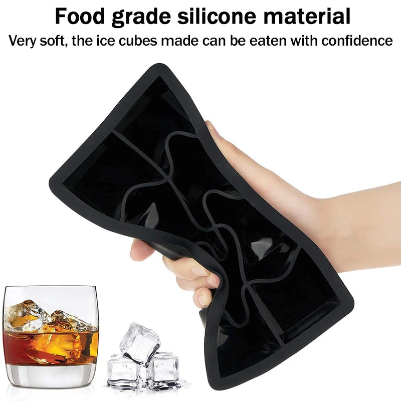 Silicone Ice Cube Tray - Multi-Grid Mold for Home Drinks