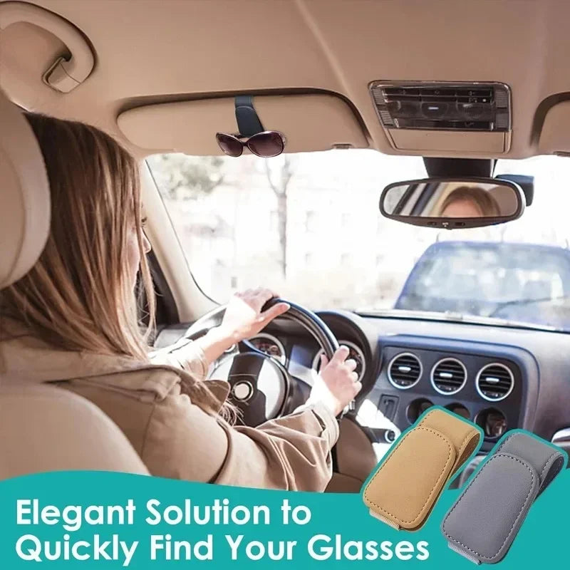 Magnetic Car Visor Sunglasses Clip – Universal Sun Visor Holder