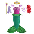 Kids Mermaid Costume Dress - Princess Party Dress Set - Dress Sets 03