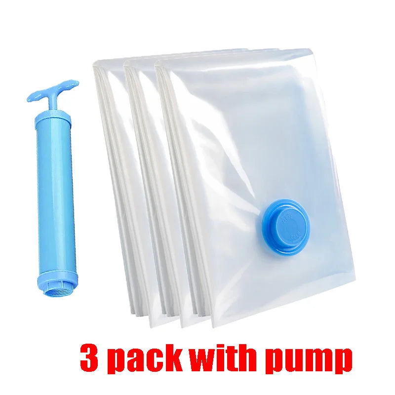 Vacuum Storage Bags Space Saver - For Travel and Daily Carry
