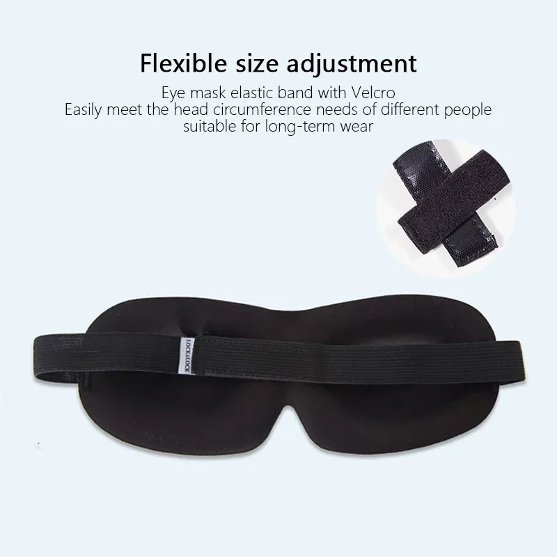 Contoured Sleep Mask – Breathable 3D Eye Shade for Travel Rest
