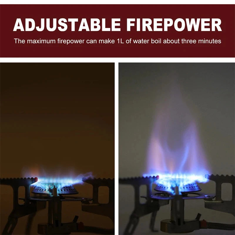 Folding Camping Gas Stove - 3500 W Cooker for Backpacking