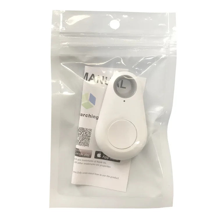 Bluetooth Item Tracker - Mini Finder for Bags and Wallets - White B