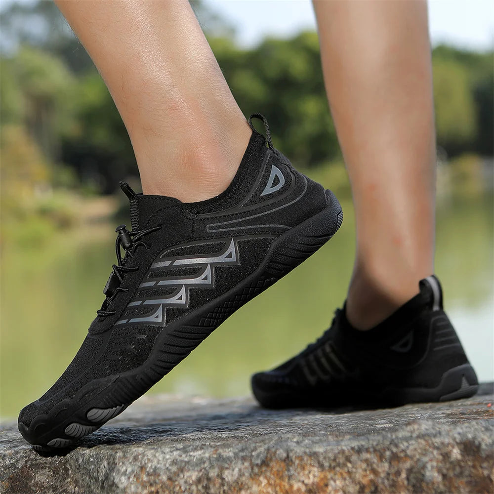 Unisex Amphibious Quick-Dry Water Shoes - Anti-Slip Barefoot Aqua Sneakers