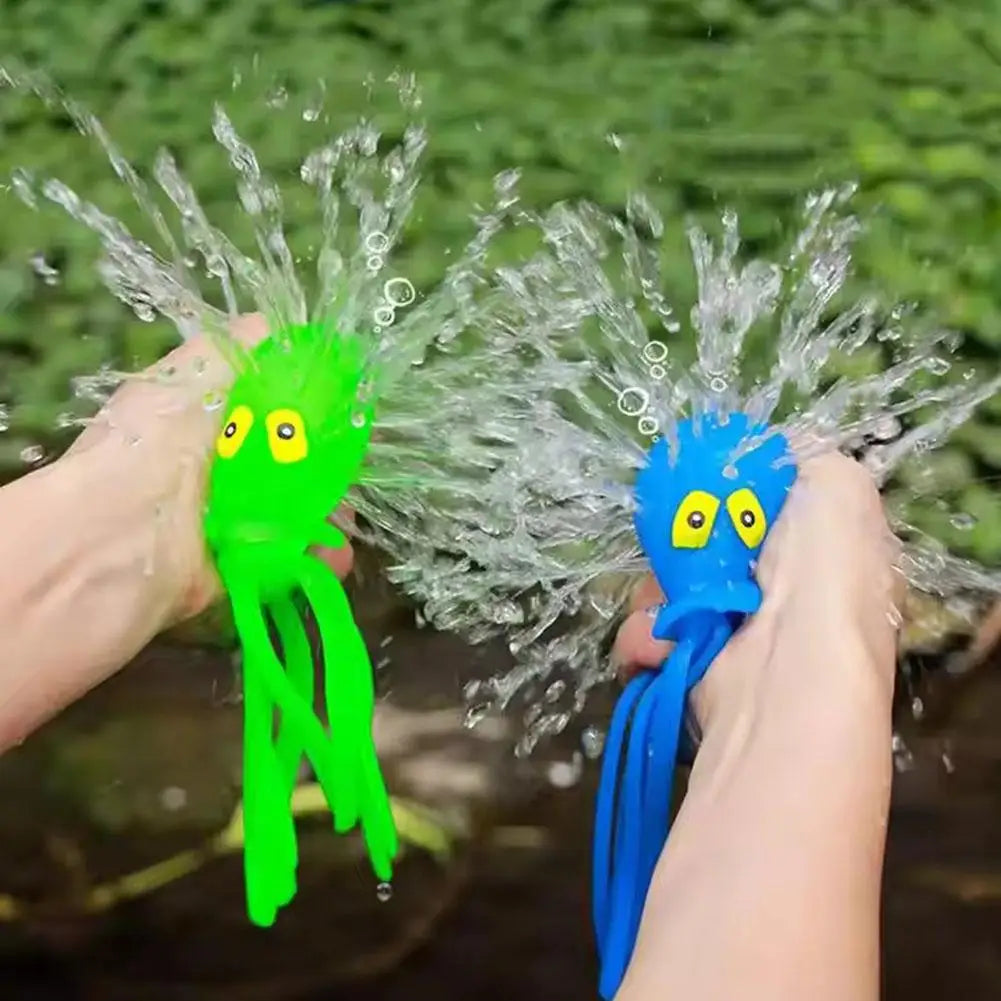 Octopus Bath Toy - Silicone Water Play Squeeze Toy