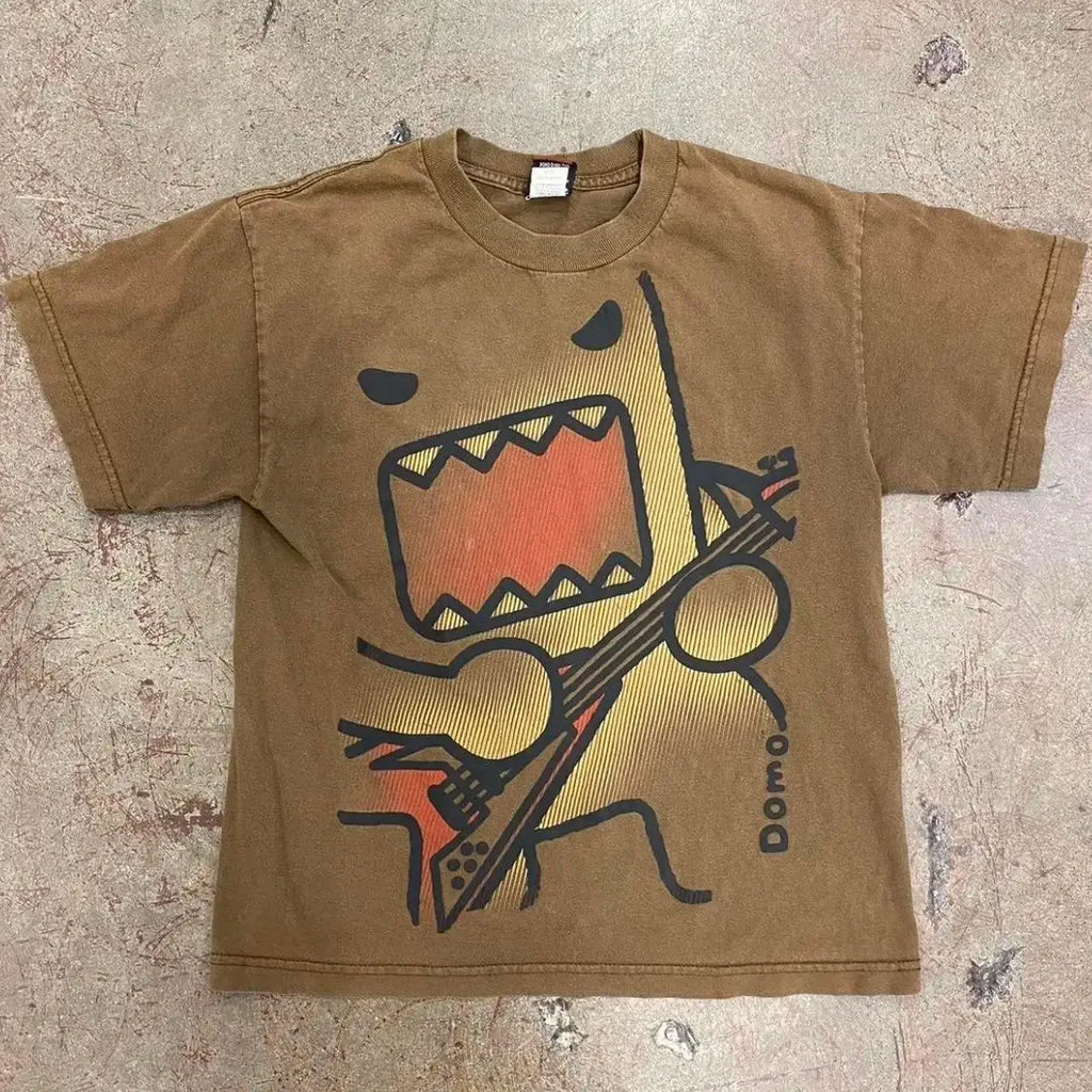 Kawaii Graphic T-Shirt - Oversized Cotton Casual Tee