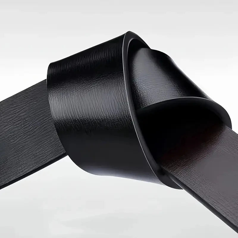 Men's Automatic Buckle Belt - PU Leather Dress Strap