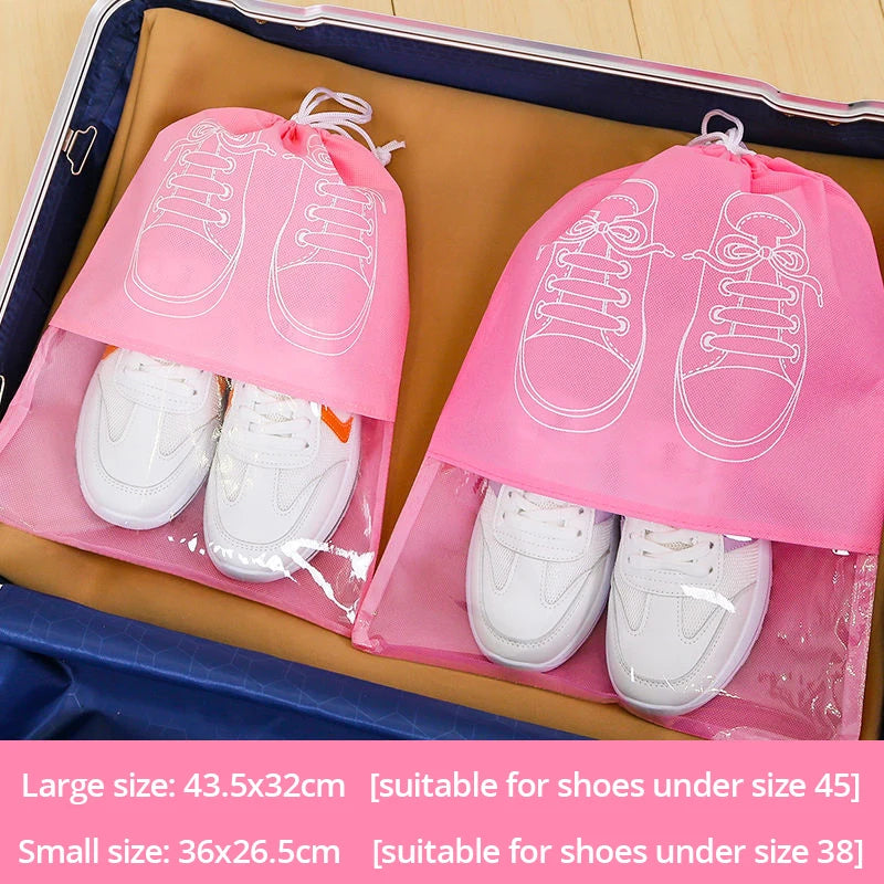 Travel Shoe Storage Bags – Waterproof 5-Piece Packing Protection