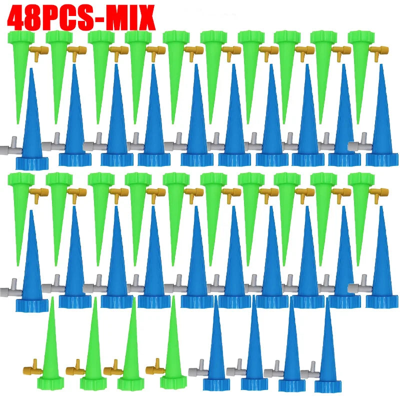 Automatic Drip Watering Spikes - Adjustable Plant Irrigation Set