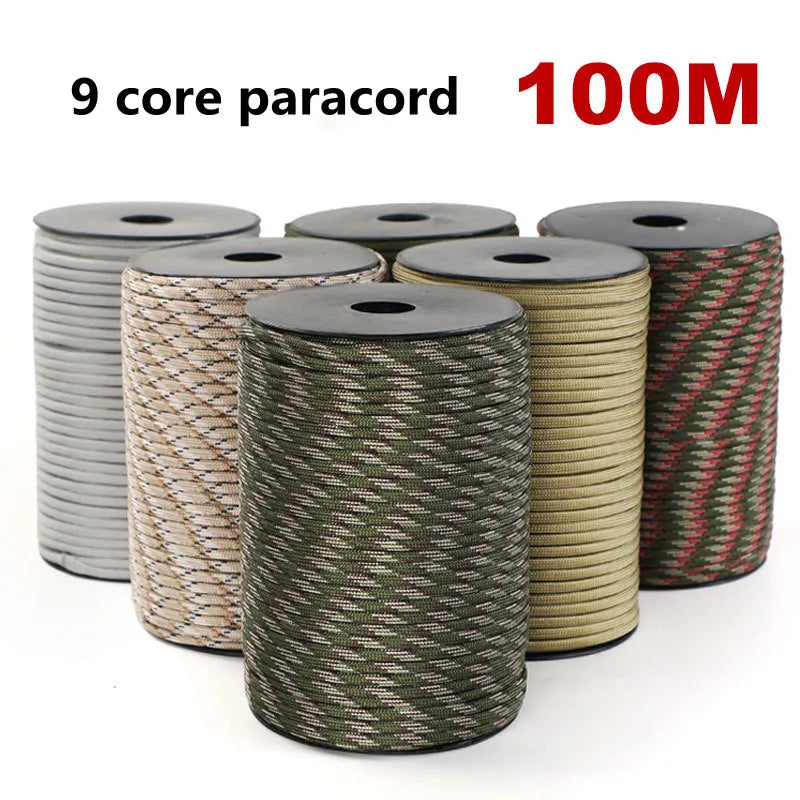 550 Paracord Rope - 4 mm Utility Cord for Camping Gear