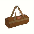 Tent Stake Storage Bag - Canvas Camping Peg Holder - Brown