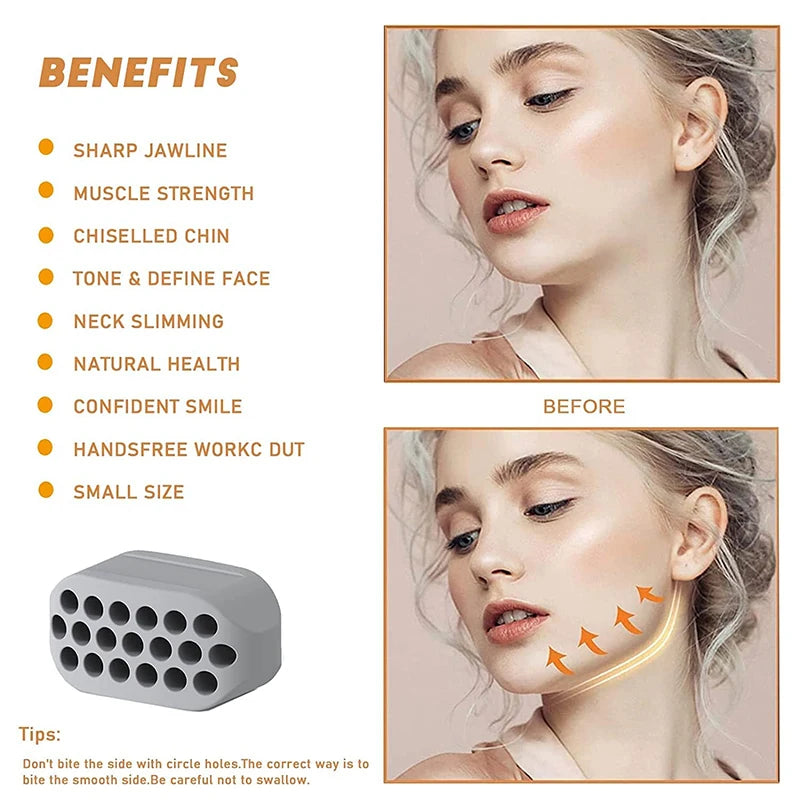 Silicone Jaw Exercise Ball - General Fitness Accessory