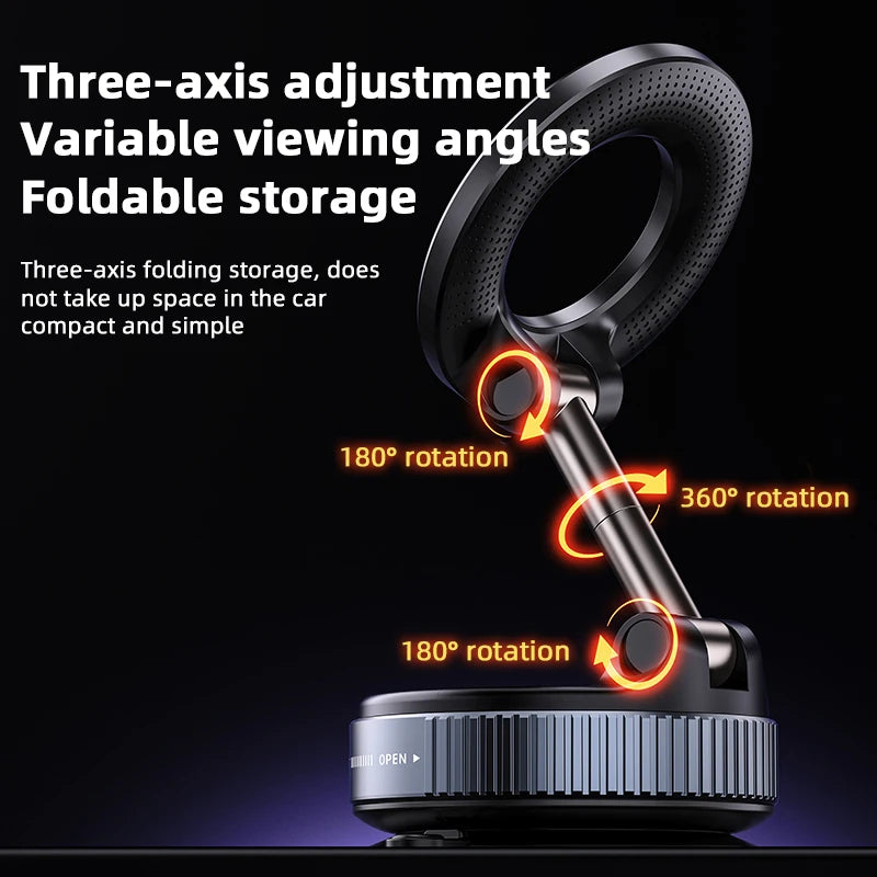 Magnetic Phone Holder – Multi-Surface Car & Desk Mount