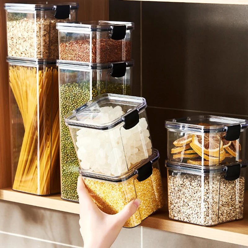 Sealed Jars Kitchen Grain Storage - For Kitchen Storage and Prep