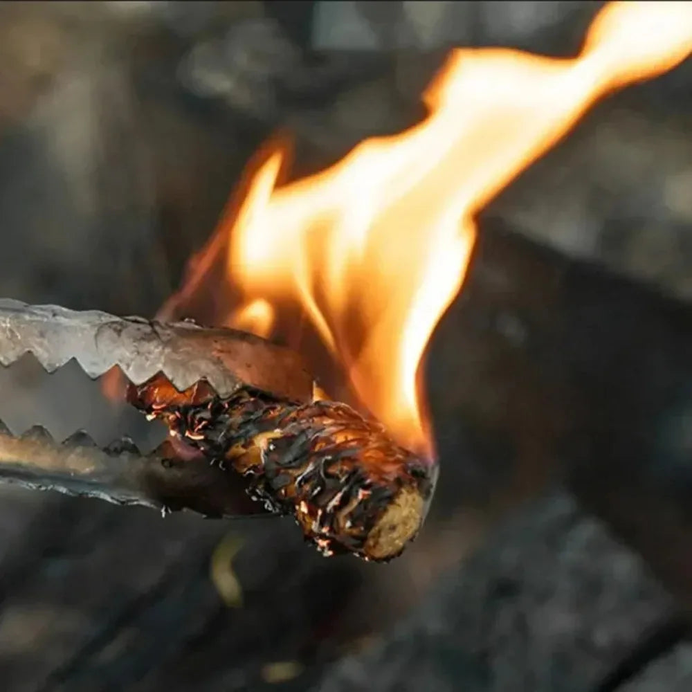 Wax Wood Fire Starter Sticks - BBQ Starter Set for Camp Cooking