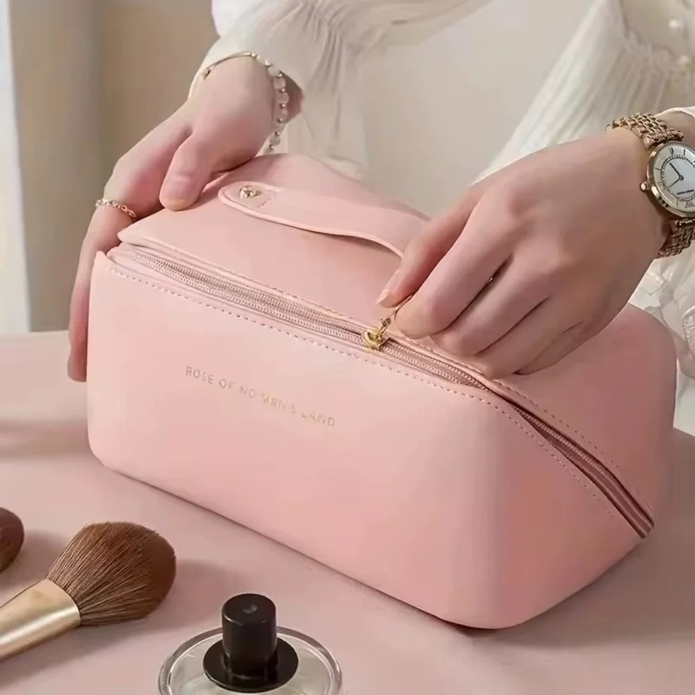 Pillow Travel Makeup Bag – Soft Cosmetic Storage for Luggage