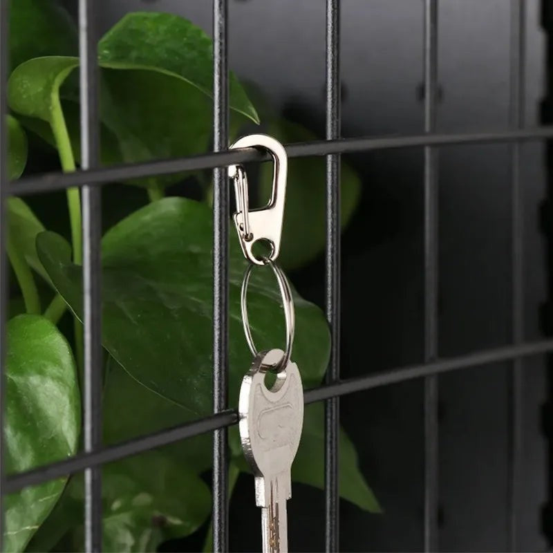 Mini Spring Keychain Clips - Alloy Hanging Buckles for EDC Gear