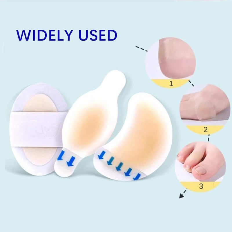Invisible Heel Grip Patches - 15-Piece Silicone Shoe Liners