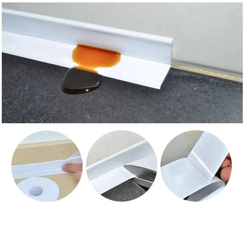 Bathroom Wall Stickers Sealing Tapes - For Kitchen Storage and Prep