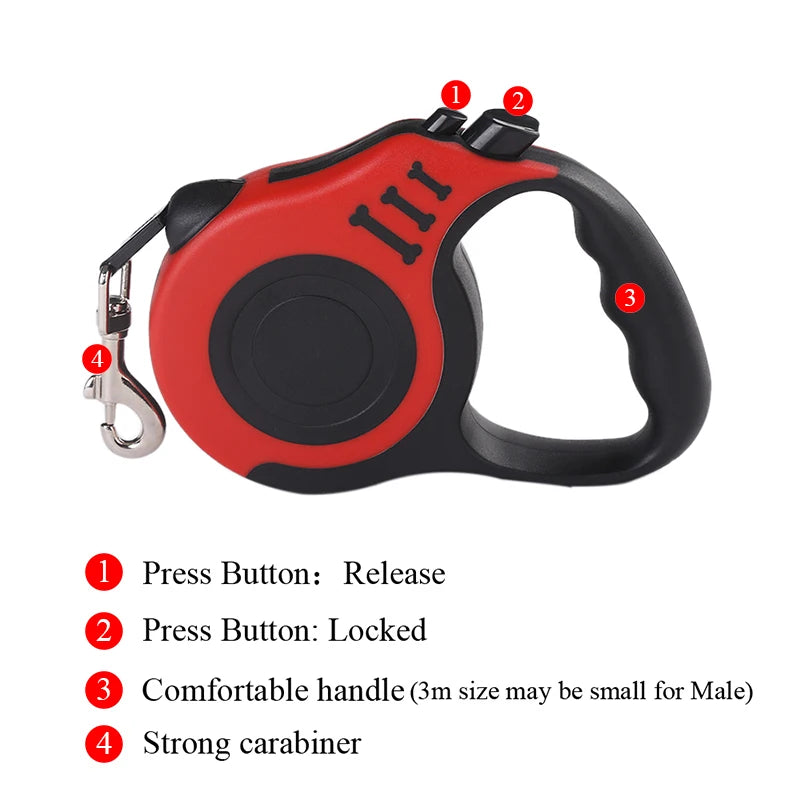 3m 5m Dog Leash Dogs - For Everyday Pet Use