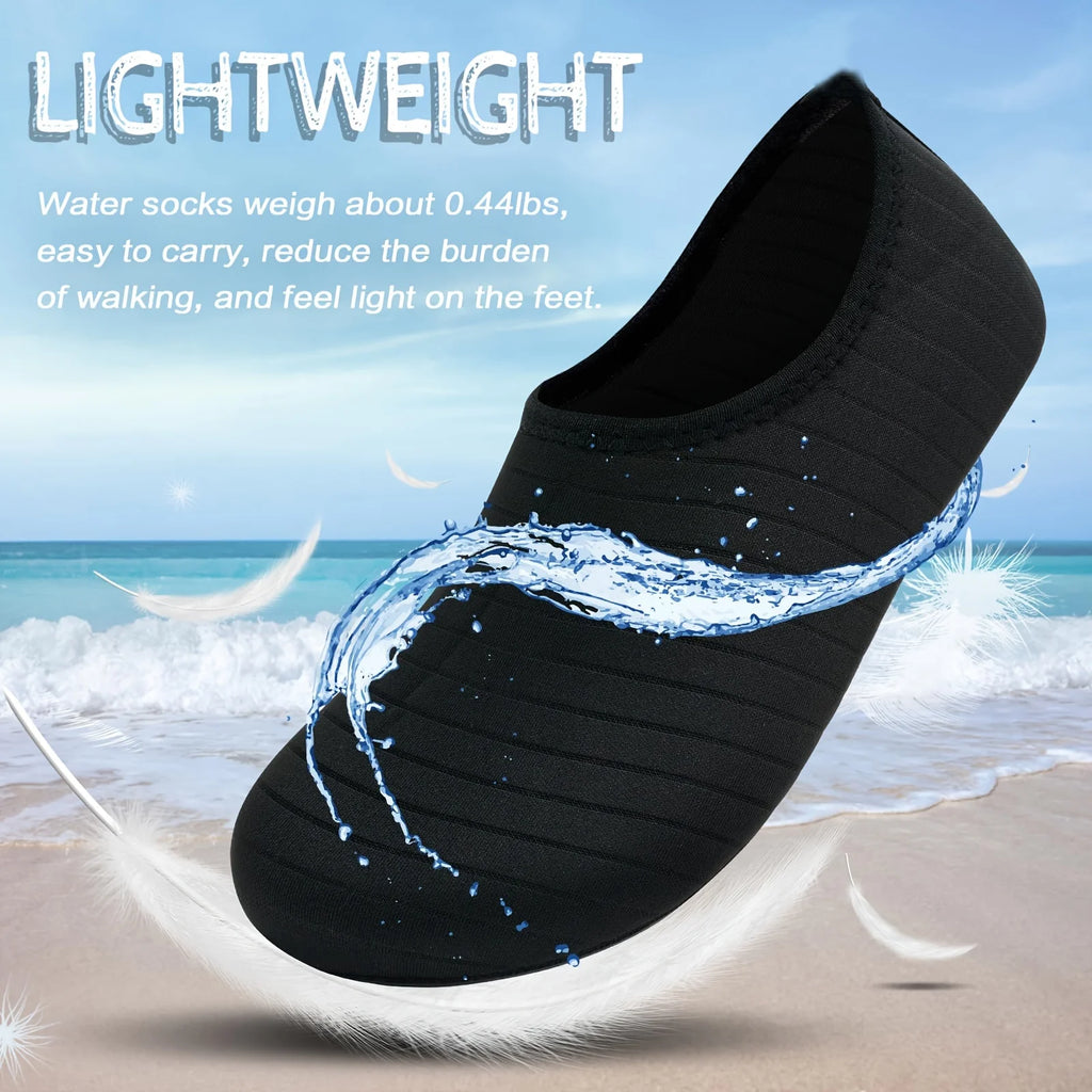 Ultra-Light Anti-Slip Aqua Socks - Quick-Dry Barefoot Water Shoes