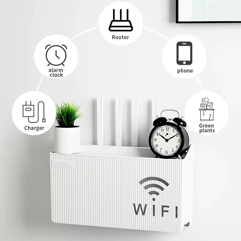 Router Storage Box Wireless WiFi - For Desk and Office Organization
