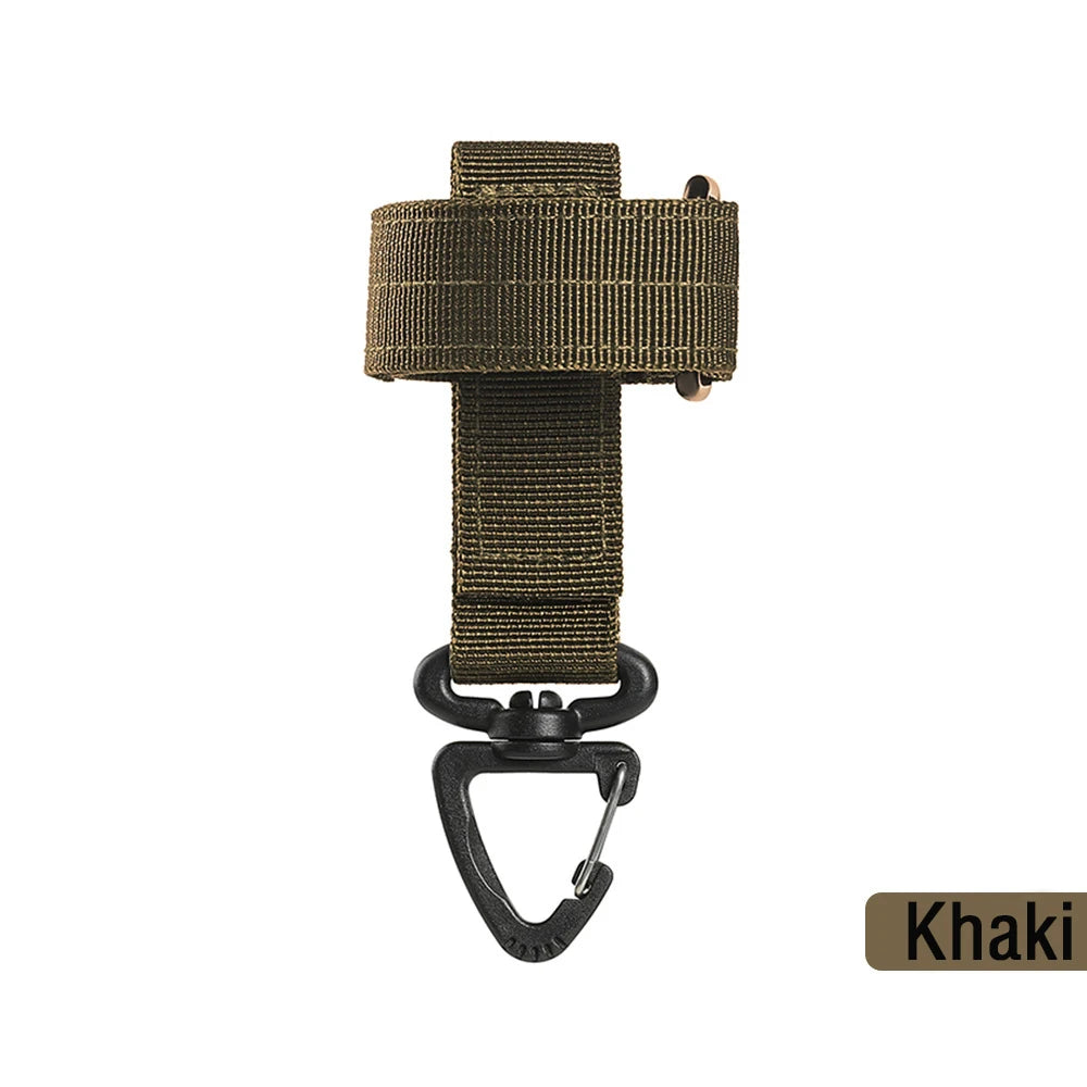 Glove Keeper Clip - Outdoor Gear Hook for Gloves and Small Tools - Tan