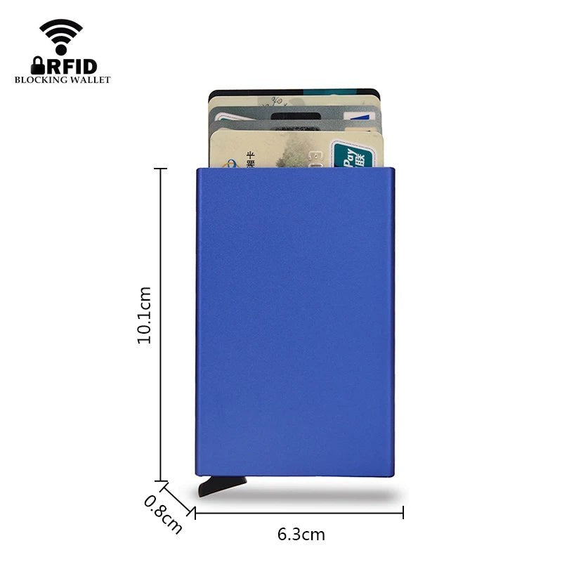 Pop-Up Minimalist Slim Card Holder Wallet in Rose Red 3 PCS product image