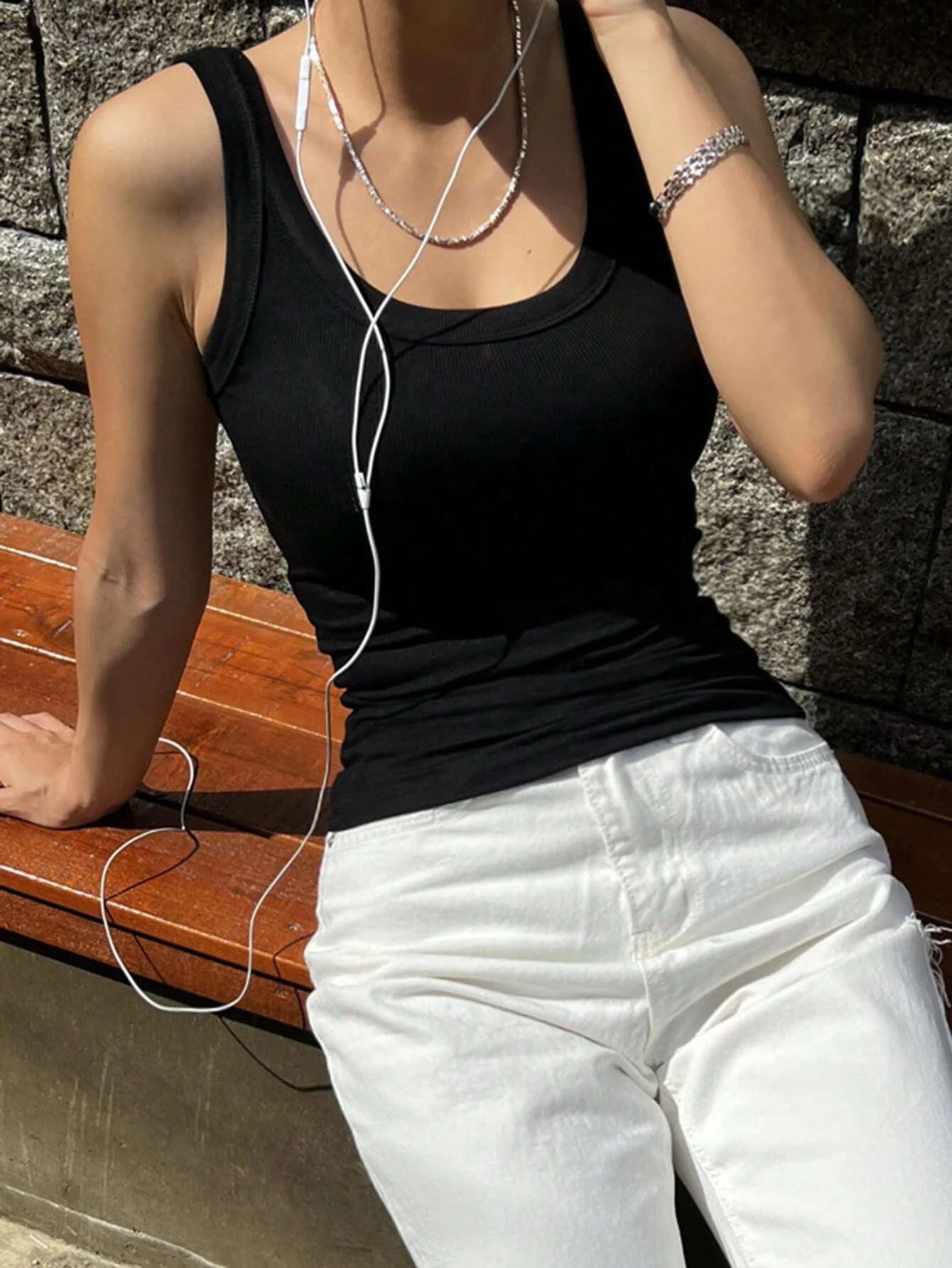 Soft Knit Camisole Tank – Slim Sleeveless Base Layer for Summer