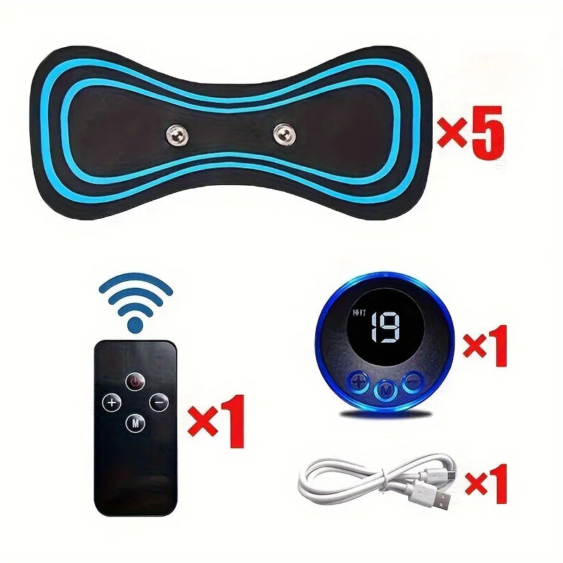 EMS Neck and Body Massager – 8 Modes for Portable Relief at Home