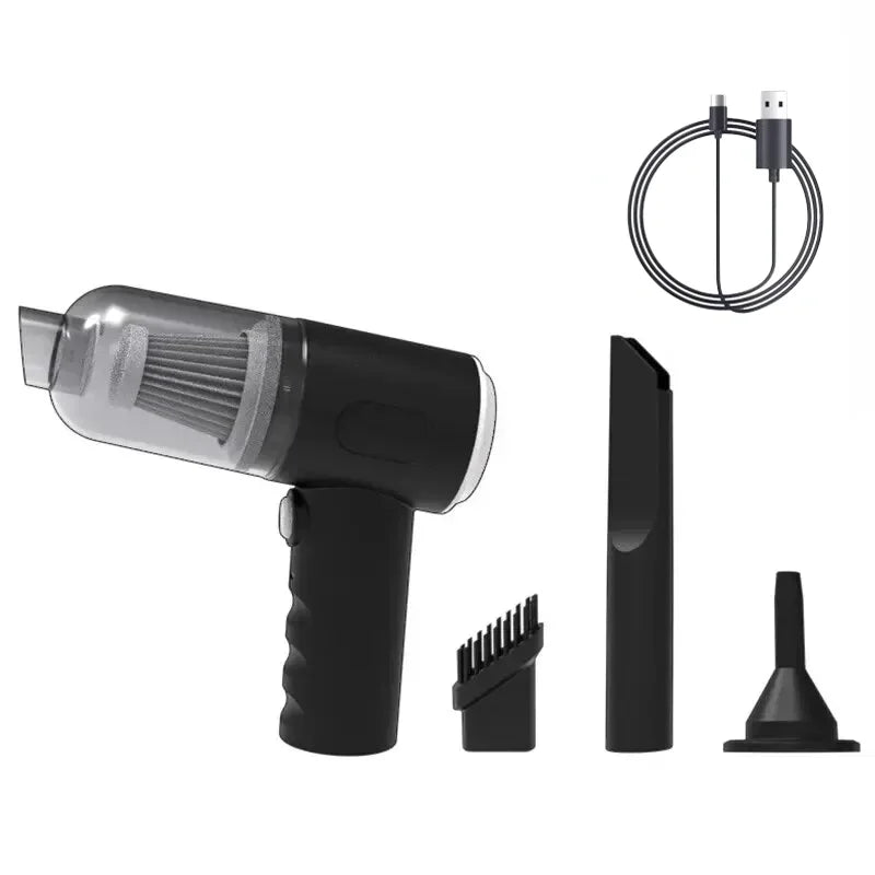 Portable Car Vacuum - USB Cleaning Tool for Vehicle Interiors