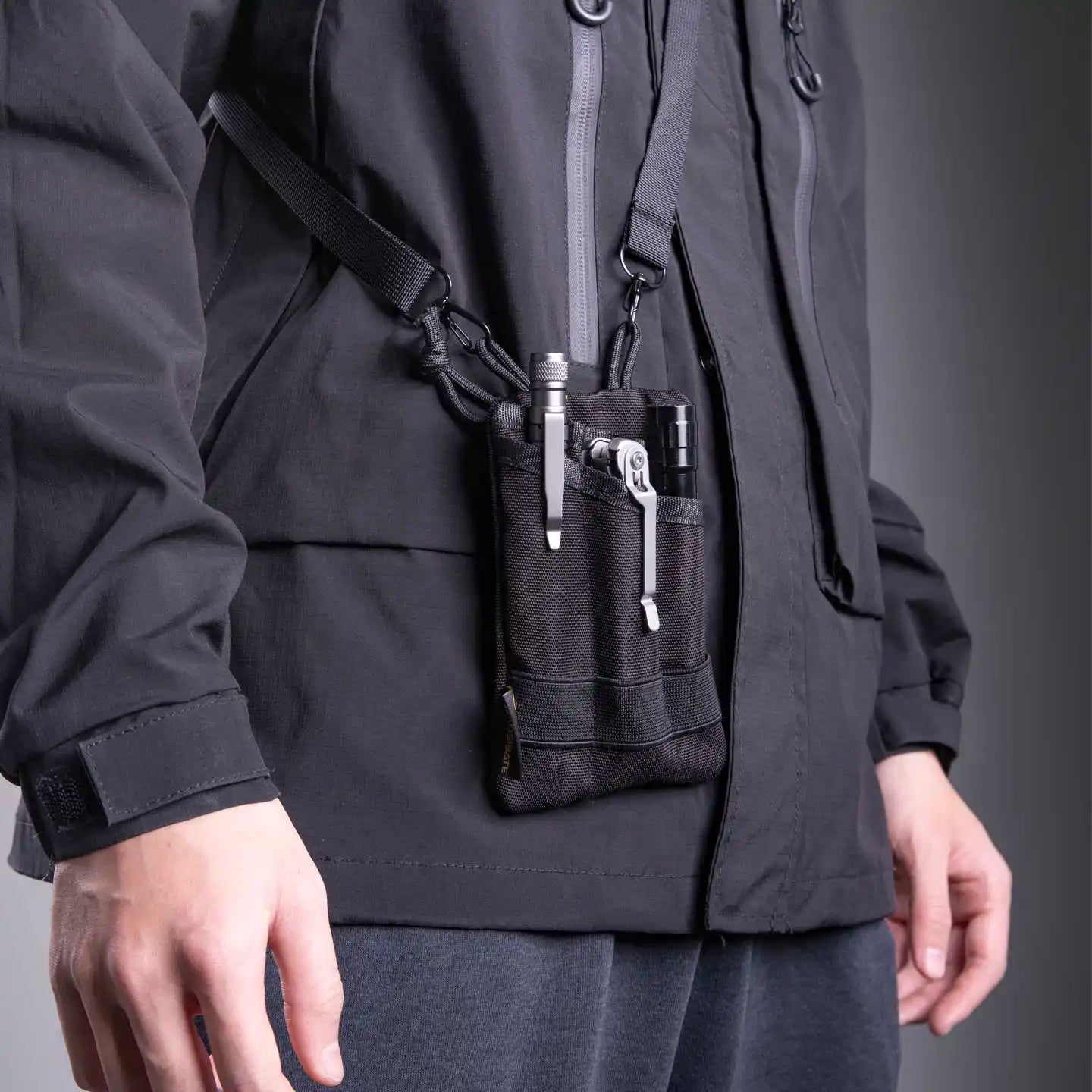 MOLLE EDC Pouch - Belt Waist Pack for Keys and Cards
