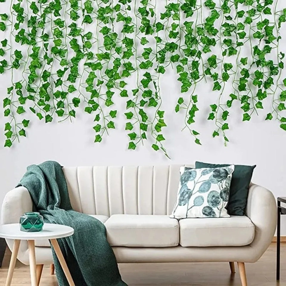 Artificial Ivy Vine Garland – Hanging Greenery for Outdoor Decor