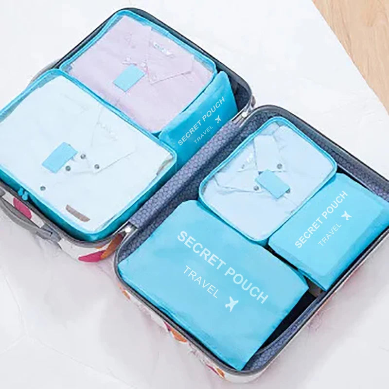 Pink Blue Grey Travel Storage - For Travel and Daily Carry