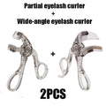 Eyelash Curler Tool - Compact Clamp for Makeup Routines - 2 Pieces