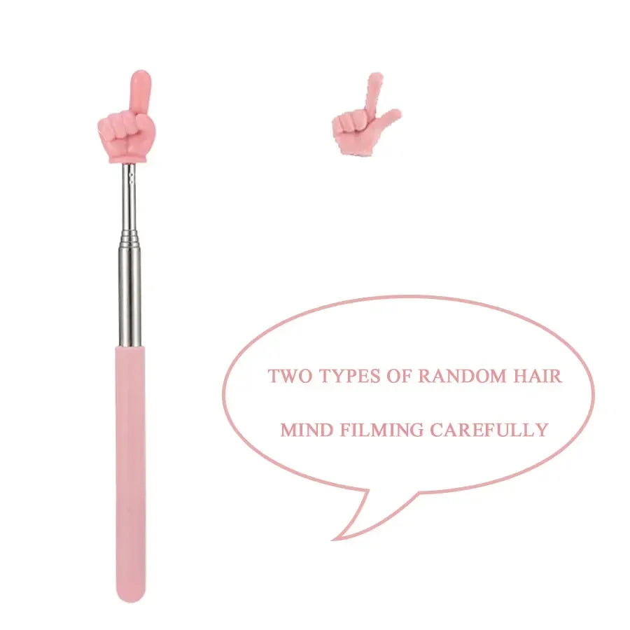 Telescopic Reading Pointer - Colorful Kids Teaching Stick - Other / Pink