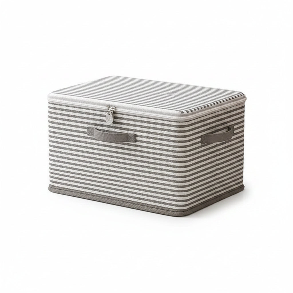 Lockable Foldable Storage Box - Password Bin for Closet Storage - 32 X 24 X 18 Cm