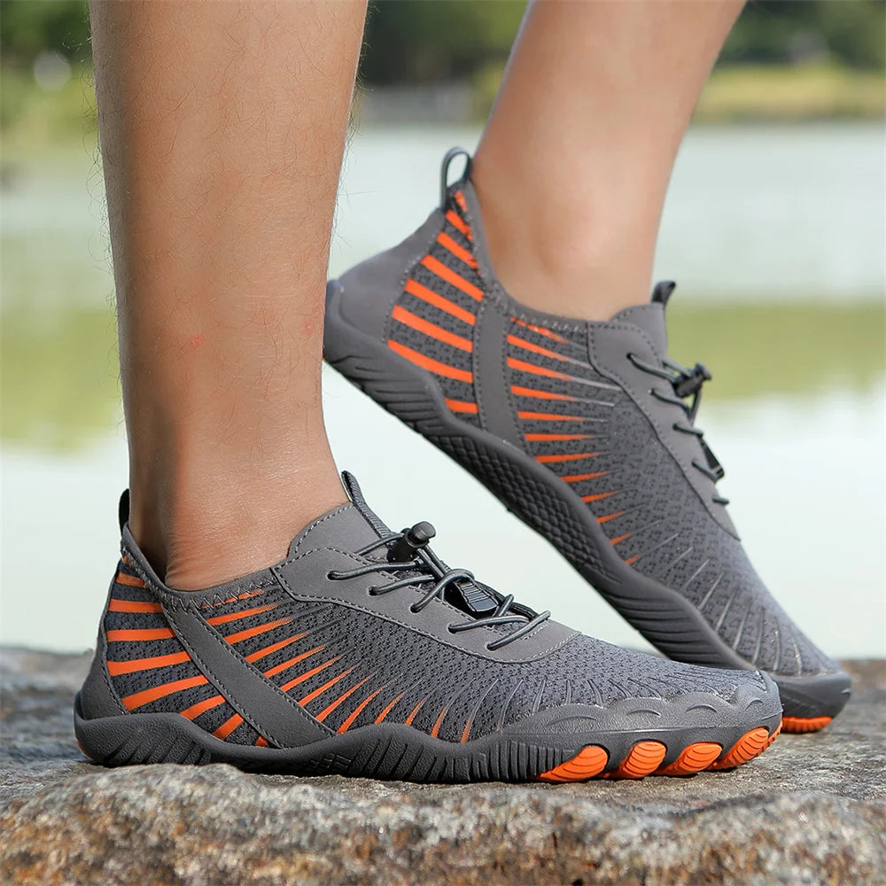 Unisex Amphibious Quick-Dry Water Shoes - Anti-Slip Barefoot Aqua Sneakers