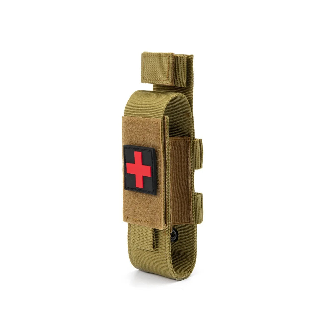MOLLE First Aid Pouch - Outdoor Organizer for Kit Storage - Khaki Bag