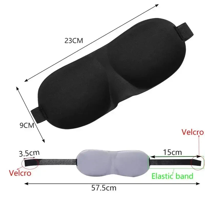 Contoured Sleep Mask – Breathable 3D Eye Shade for Travel Rest