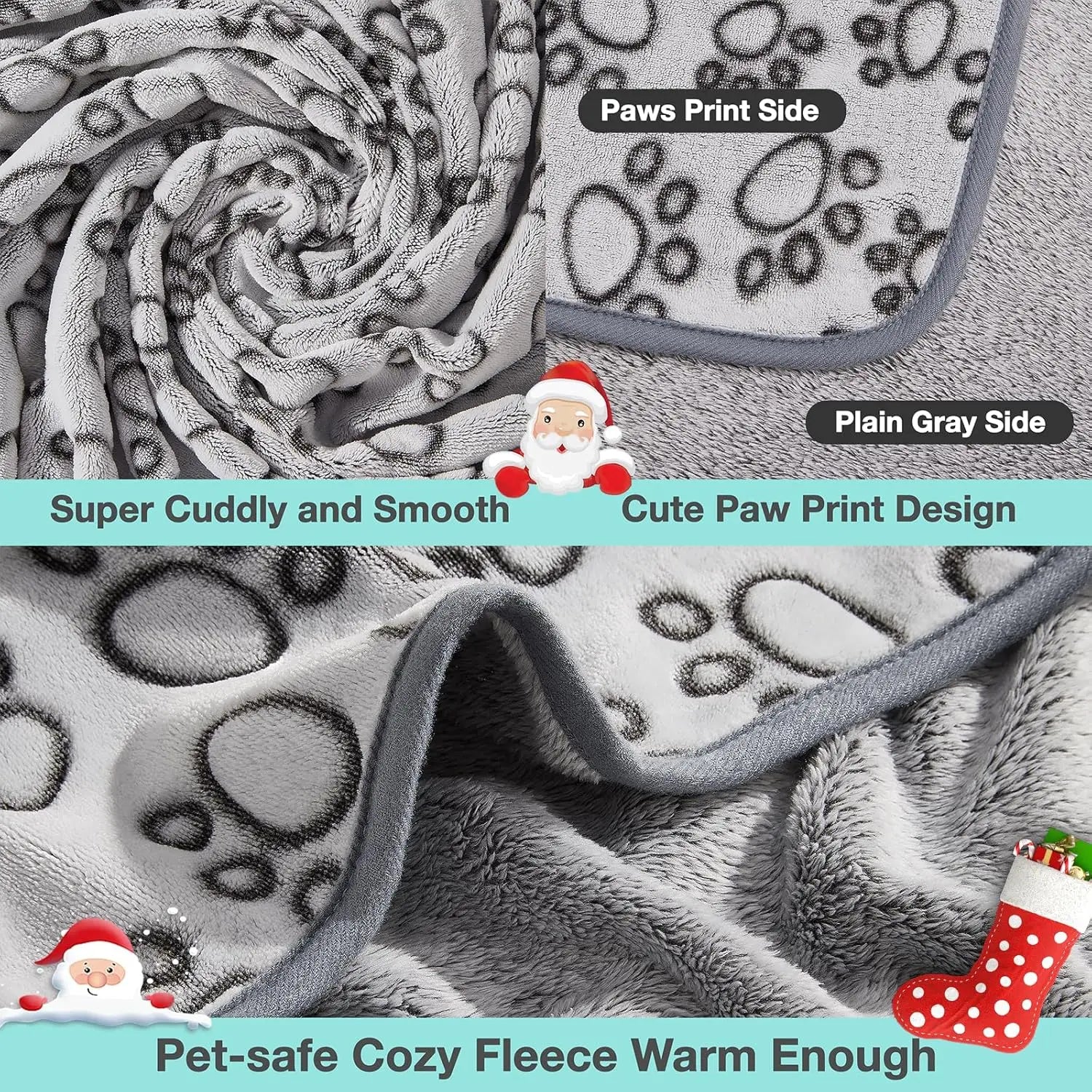 Pet Blanket - Soft Indoor Cover for Cats and Dogs