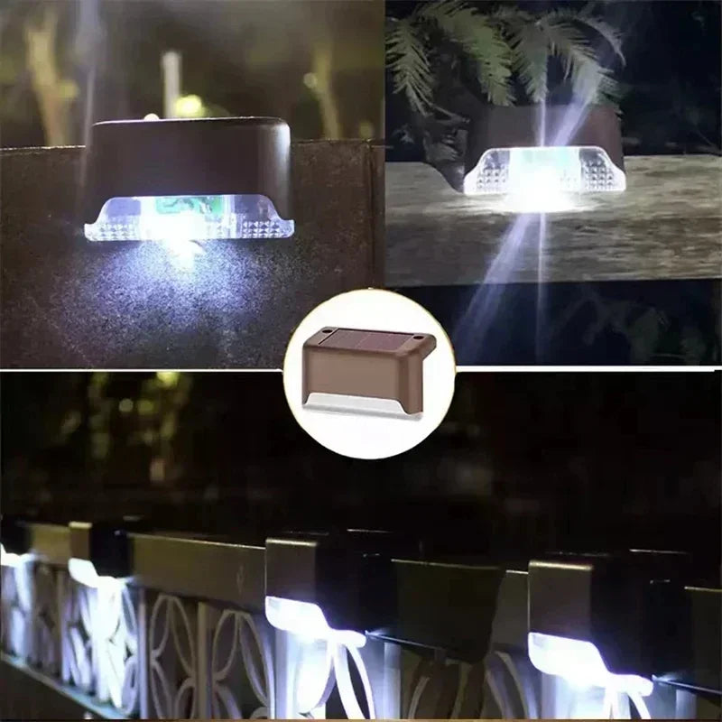 Solar Step Deck Lights – Waterproof Path Lighting for Outdoor Stairs