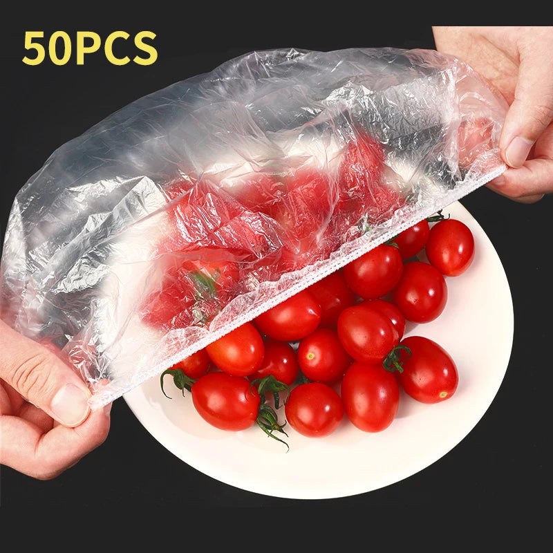 Reusable Disposable Food Cover Plastic - For Kitchen Storage and Prep