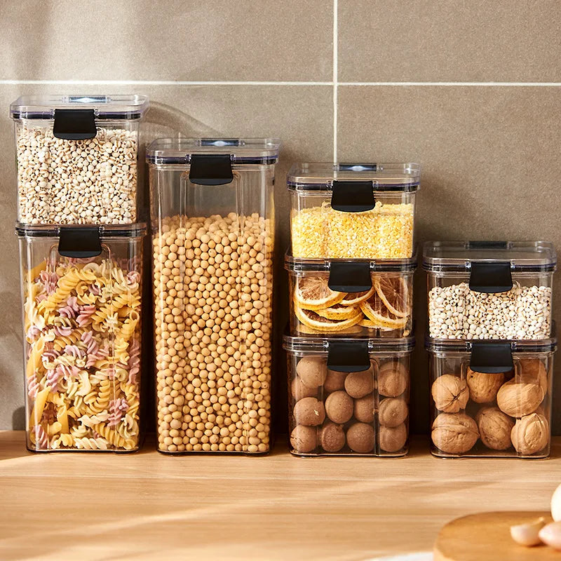 Sealed Jars Kitchen Grain Storage - For Kitchen Storage and Prep